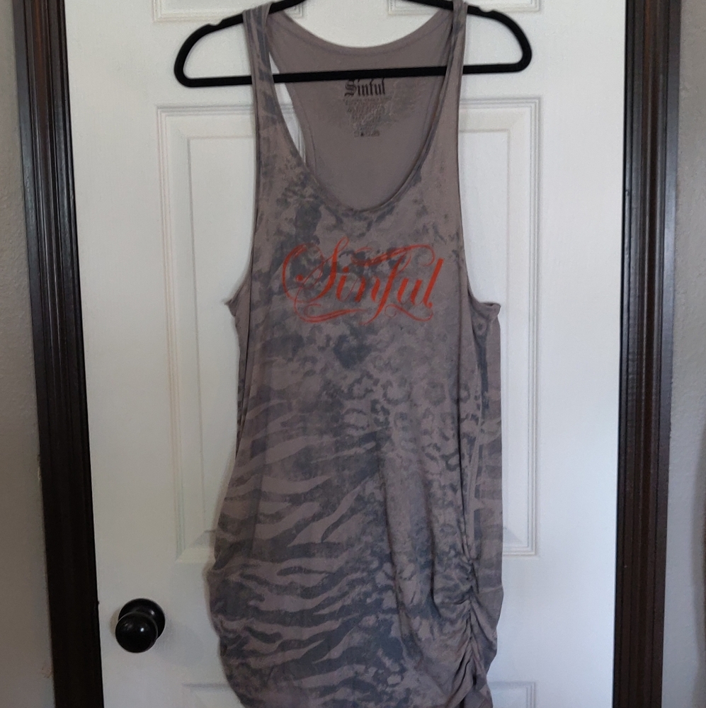 Sinful swimsuit coverup. Size Medium